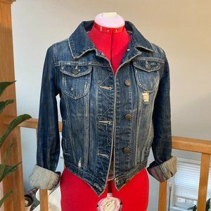 Distressed Jean Jacket